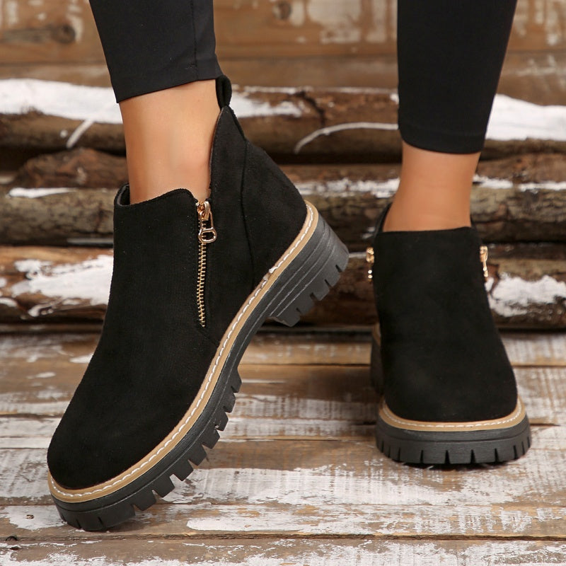 Trendy Comfort Zip Shoes