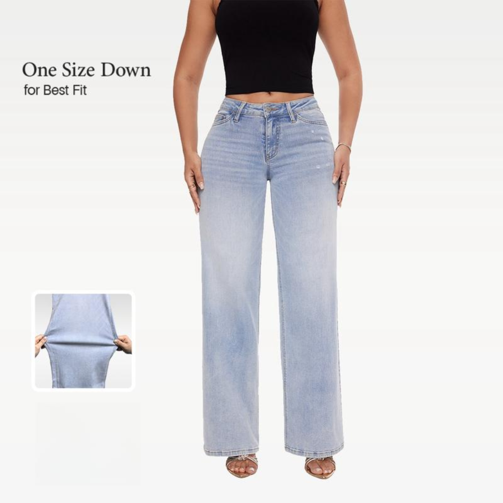 Comfy Chic Wide-Leg Jeans