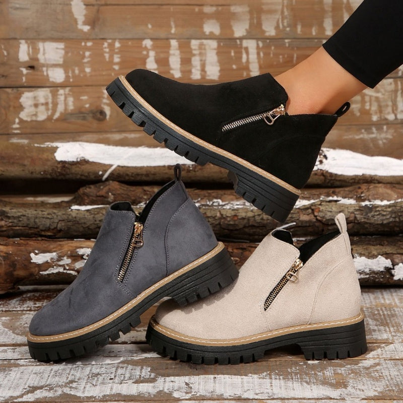 Trendy Comfort Zip Shoes