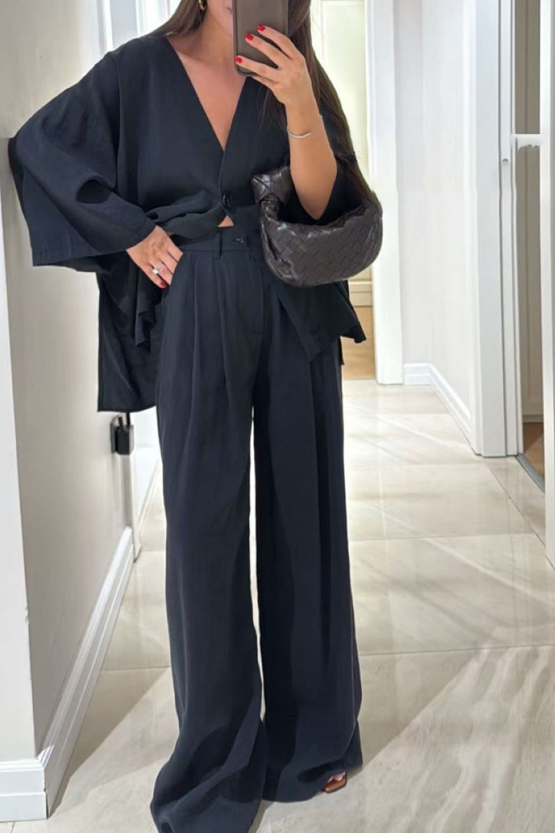 Effortless Cotton-Linen Suit