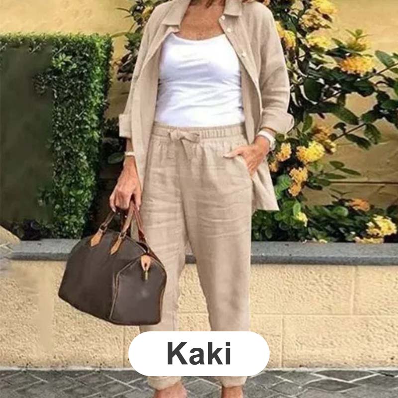 Chic Cotton Linen Set