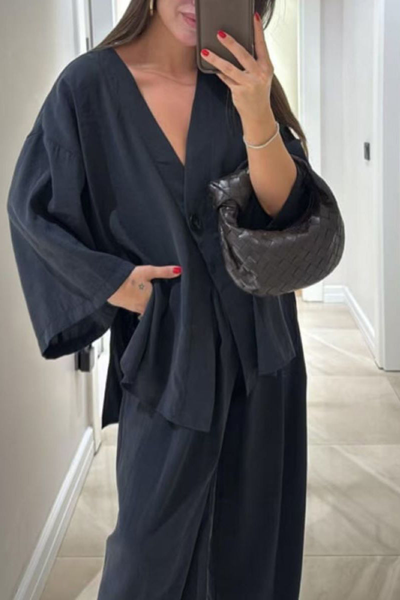 Effortless Cotton-Linen Suit
