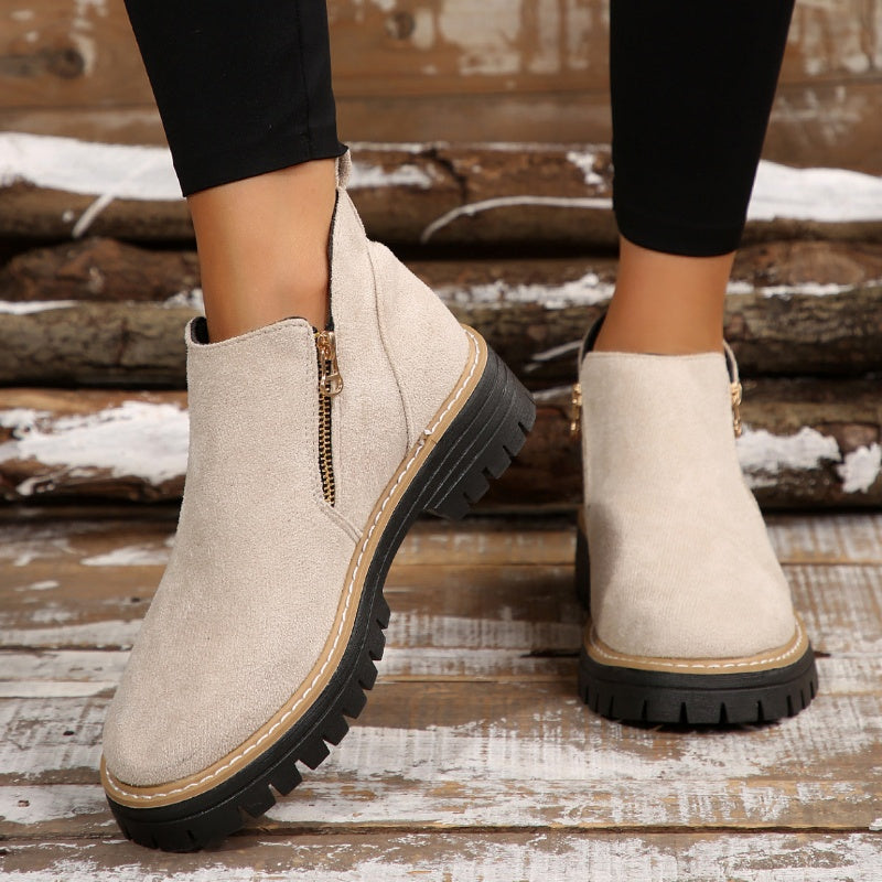 Trendy Comfort Zip Shoes