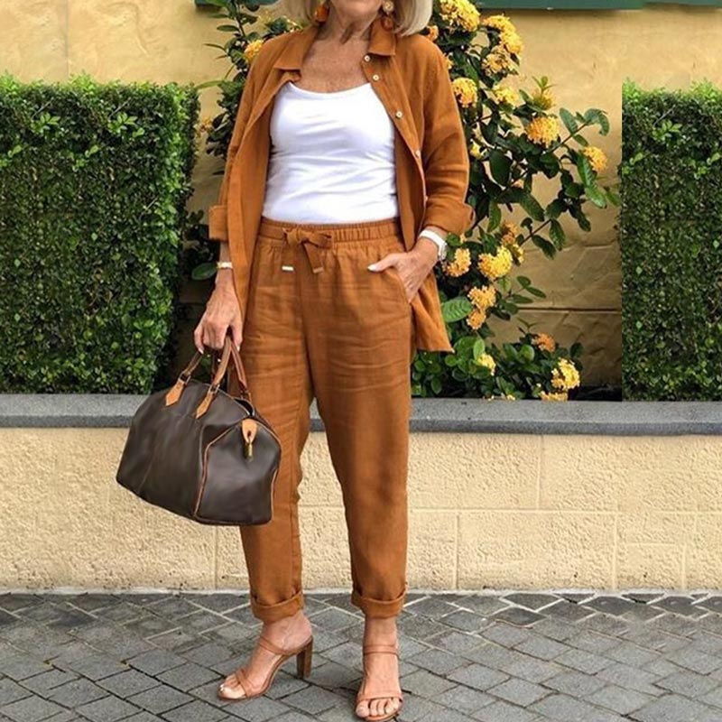 Chic Cotton Linen Set